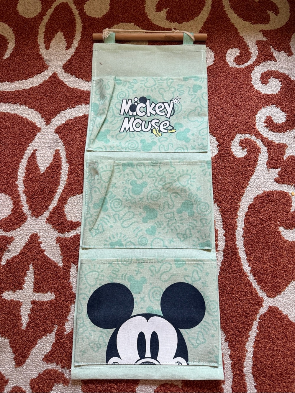 3/$20 ❤️ Miniso Disney Mickey Mouse Kids Hanging Organizer - Mint